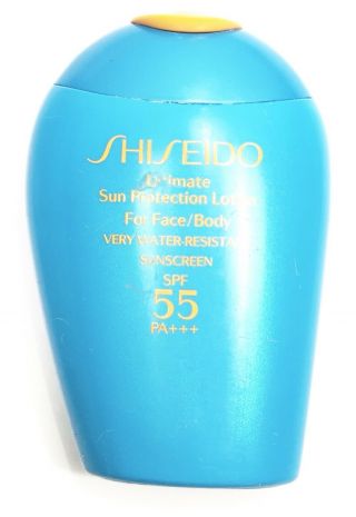 Shiseido Ultimate Sun Protection Lotion Spf 55,  Very Water Resistant 3.  3 Oz Rare