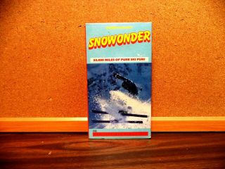 Snowonder [vhs 1983] Warren Miller Production,  Karl Lorimar Release Rare