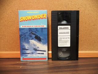 SNOWONDER [VHS 1983] WARREN MILLER PRODUCTION,  Karl Lorimar Release RARE 5
