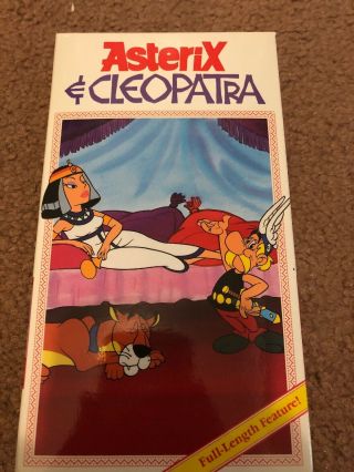 Disney - Asterix & Cleopatra Vol 3 Vhs (slip Cover) Rare