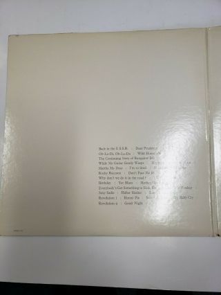 Rare The Beatles White Album 1968 2 LP Vinyl EX 2032587 1st SWBO - 101 6