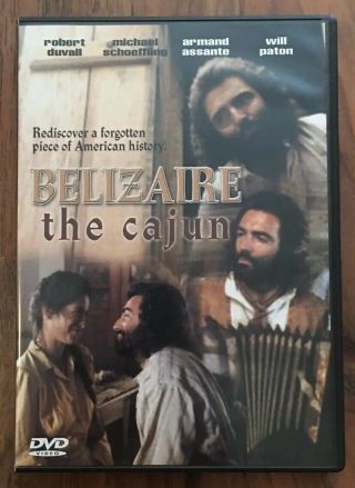 Belizaire The Cajun/armand Assante/rare/cajun Drama/robert Duvall/like