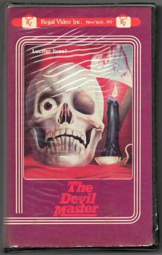The Devil Master Vhs Horror Movie Regal Video Big Box Demon Lover Cult 1985 Rare