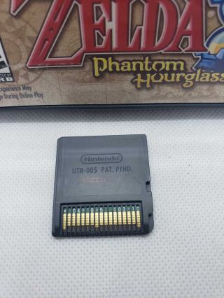 The Legend of Zelda: Phantom Hourglass Nintendo DS GAME In RARE DISPLAY CASE 3