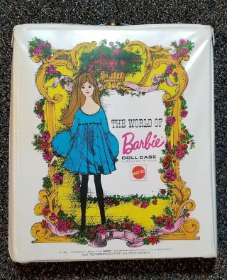 Rare Vintage The World Of Barbie Doll Case 1968 1002 White