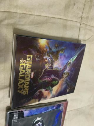 Guardians of the Galaxy Blu Ray 3D W/ Rare Holographic Slip Cover 2