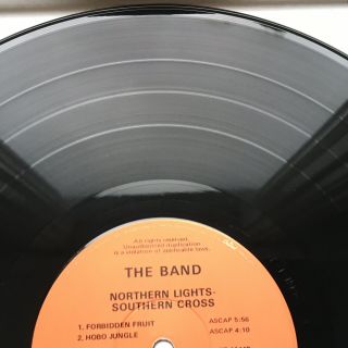 THE BAND Northern Lights Southern Cross 1976 RARE NM SHRINK VINYL LP 4