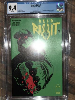 Dead Rabbit 1 Cgc - 1st Print Recalled Image Comics Very Rare Htf