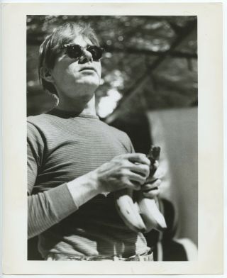 Rare Andy Warhol Photo 8x10 " Film - Makers Distribution Center York