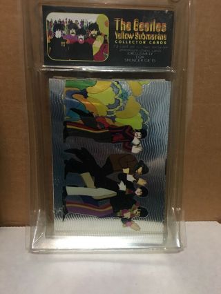 Rare The Beatles 1999 Yellow Submarine Collector Cards.  Spencer Gifts