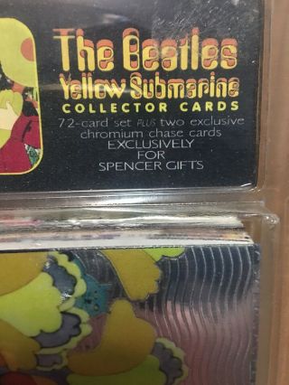 Rare The Beatles 1999 Yellow Submarine Collector Cards.  Spencer Gifts 3