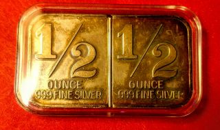 International Trade Unit Ccm 1 Oz Silver Bar Very Rare Nicely Toned