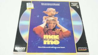 Mac And Me.  Video Large Laser Disc Movie.  Rare 1988 Boy And Alien Become Friends