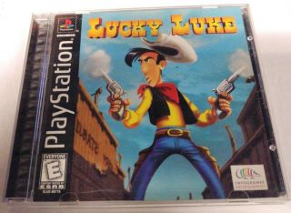 Lucky Luke Black Label Rare Us Version Sony Playstation (ps1) Game Complete