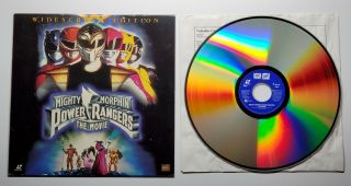 Mighty Morphin Power Rangers : The Movie - 12 " Laserdisc Widescreen Rare