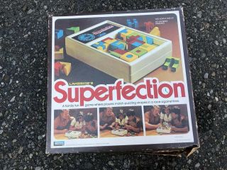 Vintage 1975 Superfection Lakesides Game No8375 Rare Board Game