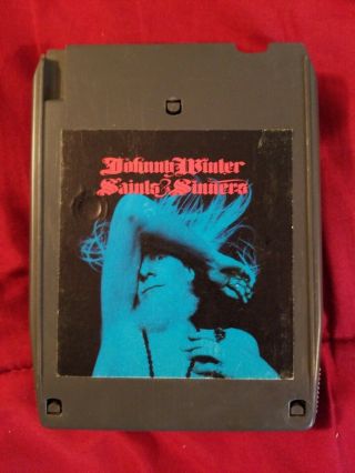 Johnny Winter Saints & Sinners Quad Tape Quadraphonic 8 - Track Tape Rare Q8