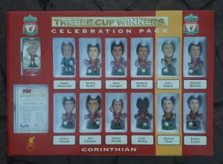 Corinthian Prostars Liverpool Treble Cup Winners Celebration Pack 2001 Rare