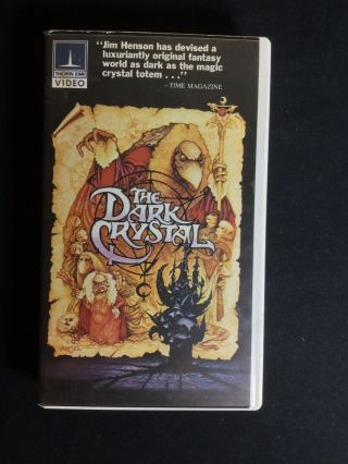 The Dark Crystal 1982 Rare Clam Shell Thorn Emi Video Vhs Euc See Store
