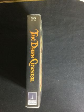 The Dark Crystal 1982 Rare Clam Shell Thorn EMI Video VHS EUC SEE STORE 2