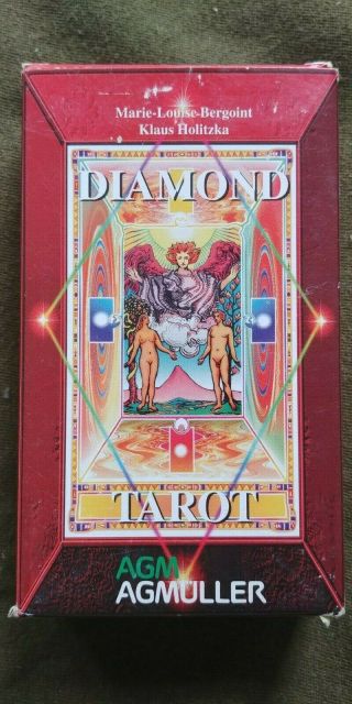 Very Rare Oop 1997 Diamond Tarot Agm Rider - Waite 78 Cards Find
