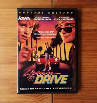 License To Drive On Dvd Special Edition Anchor Bay Release Rare Oop Cult Comedy