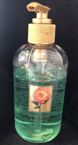 Rare Vintage Victorias Secret Garden Lavish Liquid Hand Soap - Forbidden Fantasy