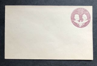 1893 Us Sc U349 Columbian 2c,  Entire,  Long Dash Under Letter P,  95a - 3 Rare ?