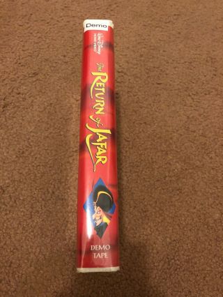 Disney - The Return Of Jafar (Demo Tape) VHS (White Clam Shell) Rare/HTF 2