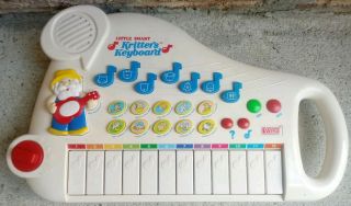 Vtech Little Smart Kritters Keyboard Musical Toy Piano Old Mcdonald Vintage Rare