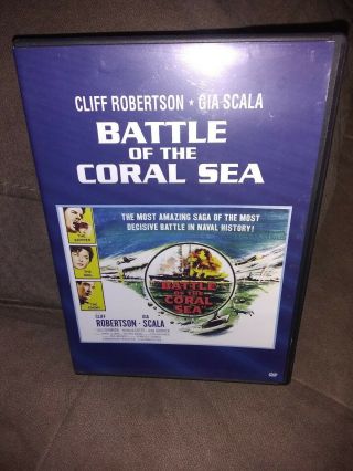 Battle Of The Coral Sea (dvd,  2010) Rare Oop Classic