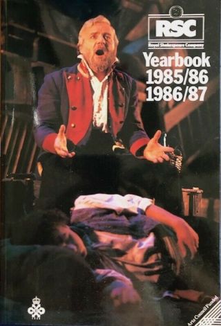 Rsc Royal Shakespeare Company Yearbook 1985/86 & 86/87 Les Mis,  Nickleby Rare