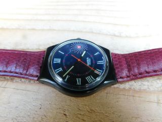 Vintage Swatch Date Watch 1991 With fresh battery (Rare Model) 3