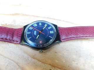 Vintage Swatch Date Watch 1991 With fresh battery (Rare Model) 4
