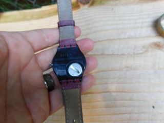 Vintage Swatch Date Watch 1991 With fresh battery (Rare Model) 5