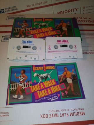 Richard Simmons Take A Walk Take A Hike Cassette Tape 1991 With Booklet (rare)