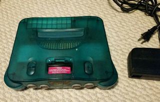 Nintendo 64 N64 Ice Blue Funtastic Console System Atomic Clear Rare Teal 5