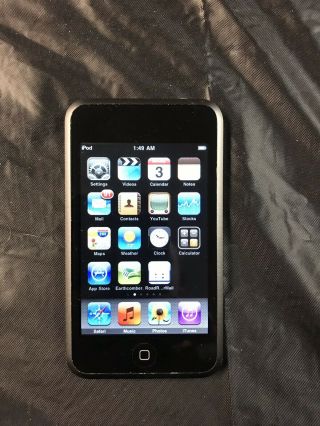 Apple Ipod Touch 1st Generation Rare Collectible 16gb First Gen Ma627l Black