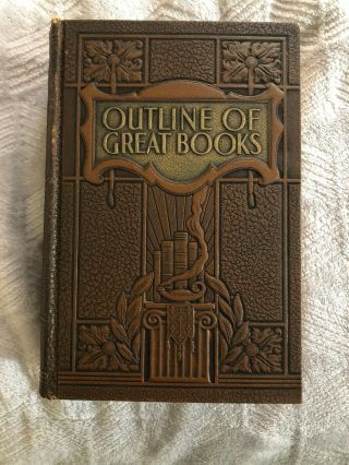 Outline Of Great Books By Sir J.  A.  Hammerton Very Rare
