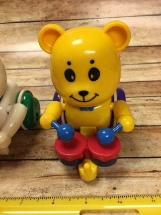 RARE VINTAGE 1996 BABY EINSTEIN ANIMAL MARCHING BAND PULL - ALONG TOY BY TOMY 6