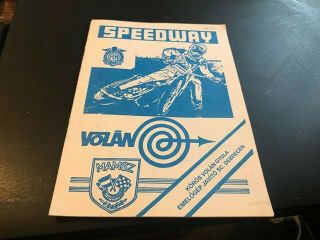 Hungary V Belle Vue Aces - - Speedway Programme - - Debrecen - - 1st May 1991 - - Very Rare