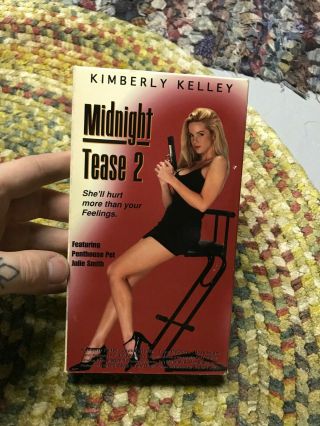 Midnight Tease 2 Sexy Sleaze Big Box Slip Rare Oop Vhs