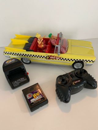 Sega Crazy Taxi Vintage Toy Car 2003 Rare Collectible Video Game Remote Control