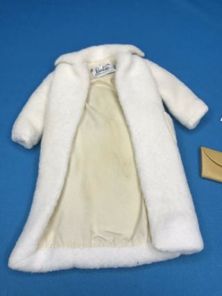 Vintage Barbie Peachy Fleecy 915 Rare TM version Coat,  Gloves,  Purse 3