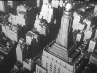 RARE 1930s 16mm FILM FLYING OVER cities of YORK,  PARIS,  CHICAGO MOVIE 3
