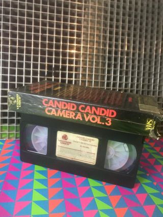 CANDID CAMERA Volume 3 - VHS•Vestron Video•Sex Comedy•RARE•Allen Funt• 4