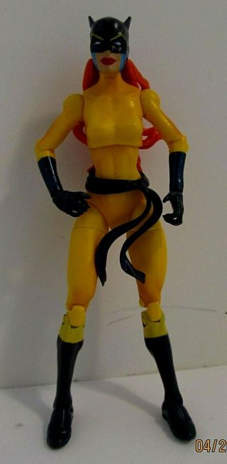 2013 Hasbro 6 Inch Catwoman Action Figure Yellow With Red Hair Very Rare Htf