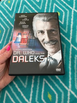 Region 1 Dvd Dr.  Who And The Daleks (first Time In Color) Bbc.  Rare Oop ••