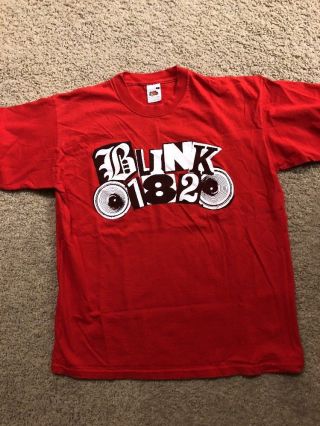 Blink 182 Mens Medium 2004 Untitled Europe Tour T Shirt Vintage Rare