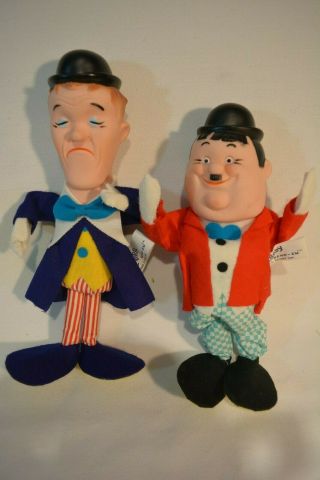 Vintage Oliver Hardy & Stan Laurel Knickerbocker Bend - Em Dolls Rare Pair